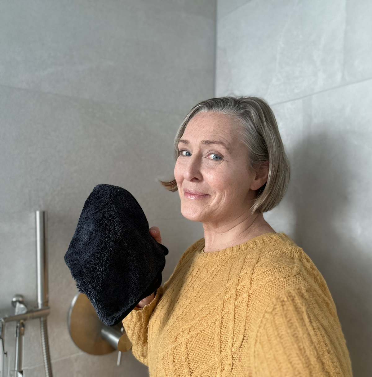 PURKLAR Tuch im Badezimmer