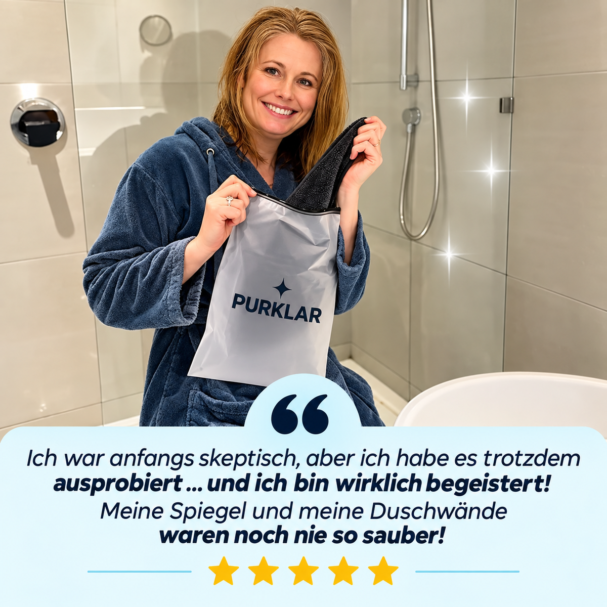 Kundenstimme zum PURKLAR Tuch